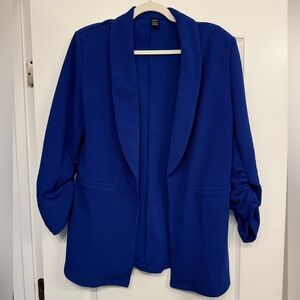 Royal Blue Flowy Blazer Size Large